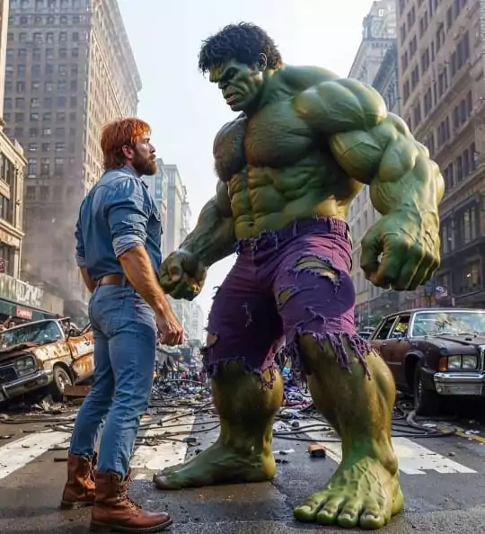 chuck norris and hulk